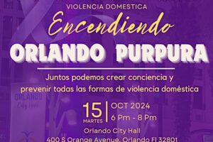 Orlando se iluminará de Púrpura: Uniendo Diversidad Cultural en la Lucha Contra la Violencia Doméstica