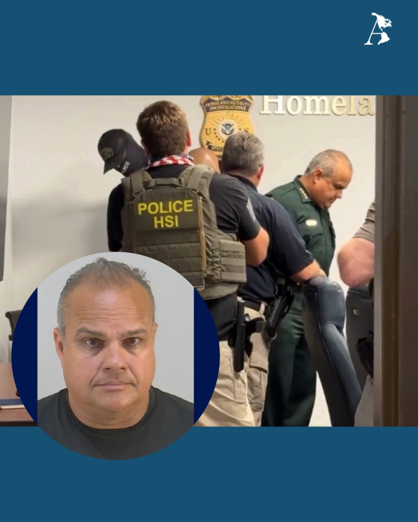 Escándalo en Osceola: Arrestan Al Alguacil De Osceola Por Presunto Crimen Organizado